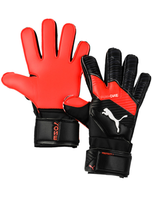 Puma ONE Protect 3 Jnr GK Gloves - Black/Red
